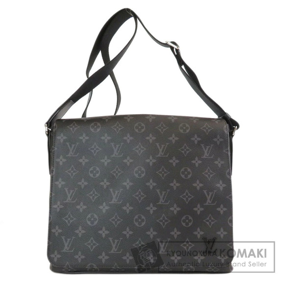 Louis Vuitton Handbags - Louis Vuitton District Monogram Shoulder Bag Canvas Leather Eclipse Black